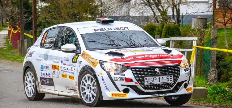 A Peugeot Kupa mellett a 2WD kupát is megnyerték Hangodiék a Boldogkő Rally-n!